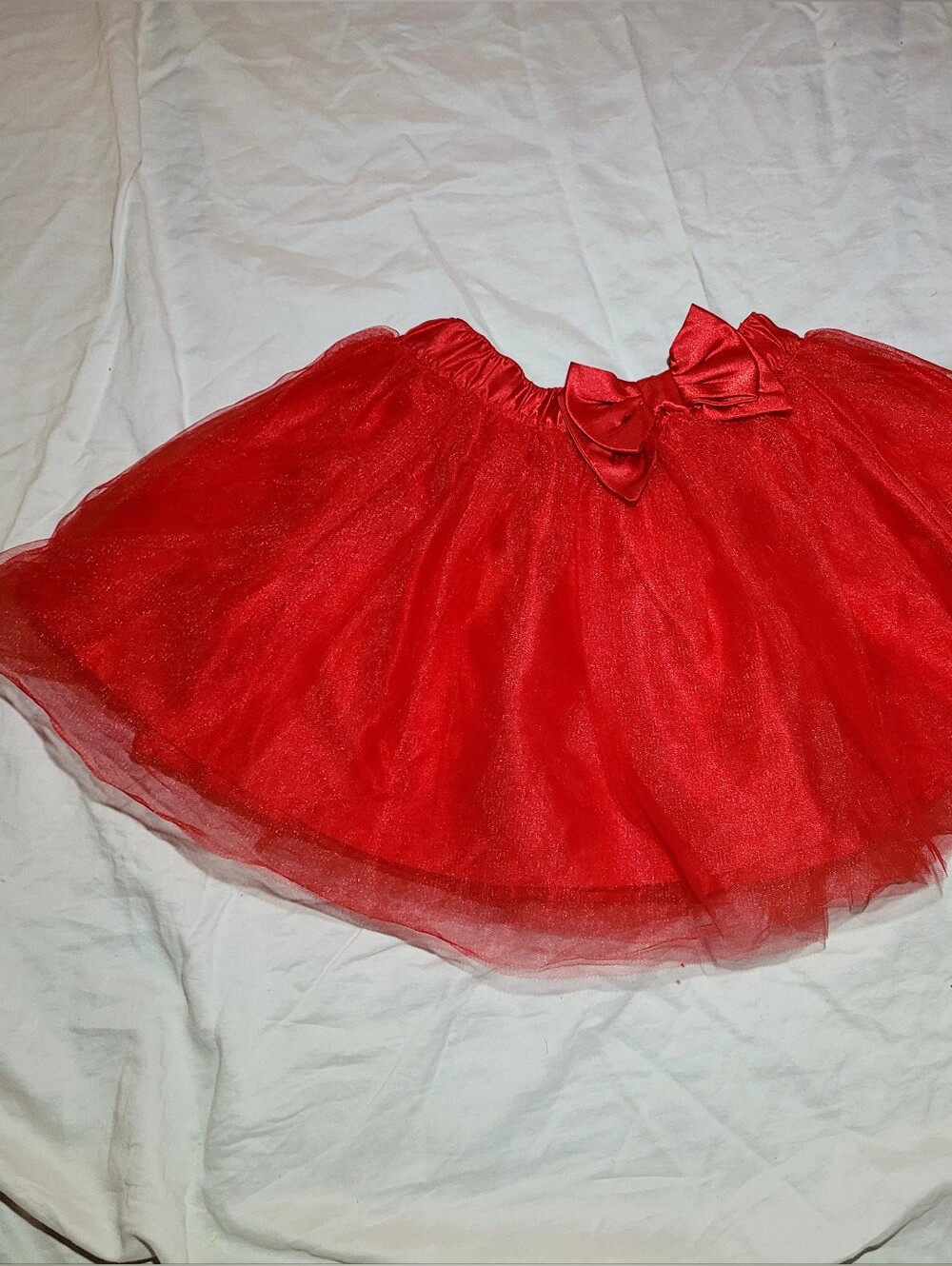 Gymboree Red Tulle Bow Skirt